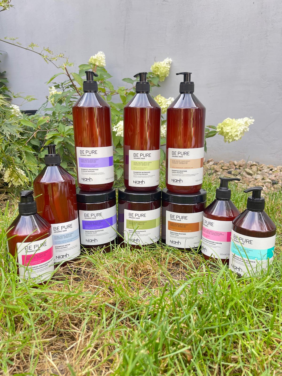 Kompletní řada Be Pure Organic Hair od Niamh