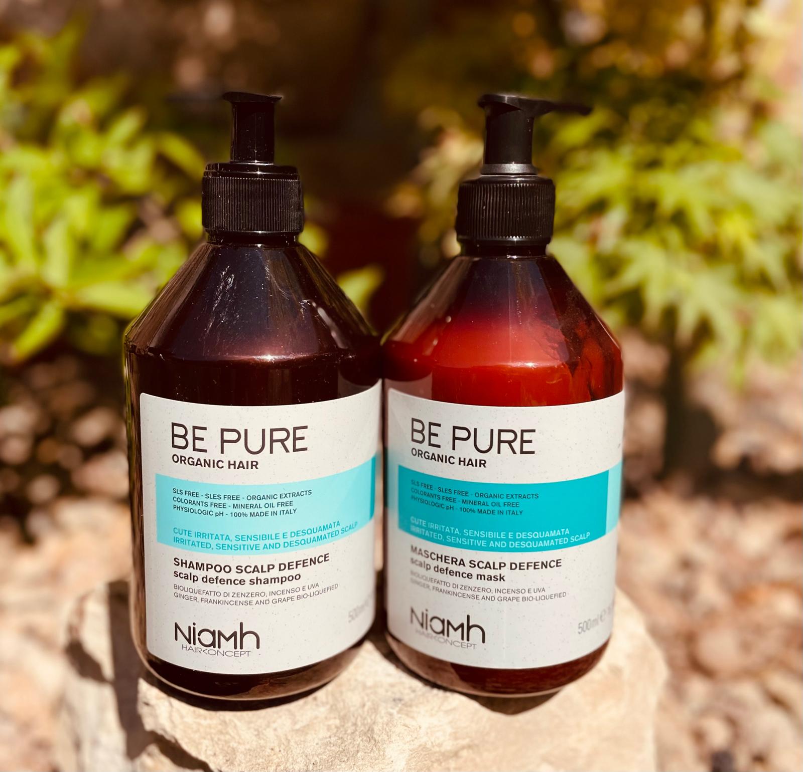 Be Pure Scalp Defence — šampon a maska pro citlivou pokožku hlavy