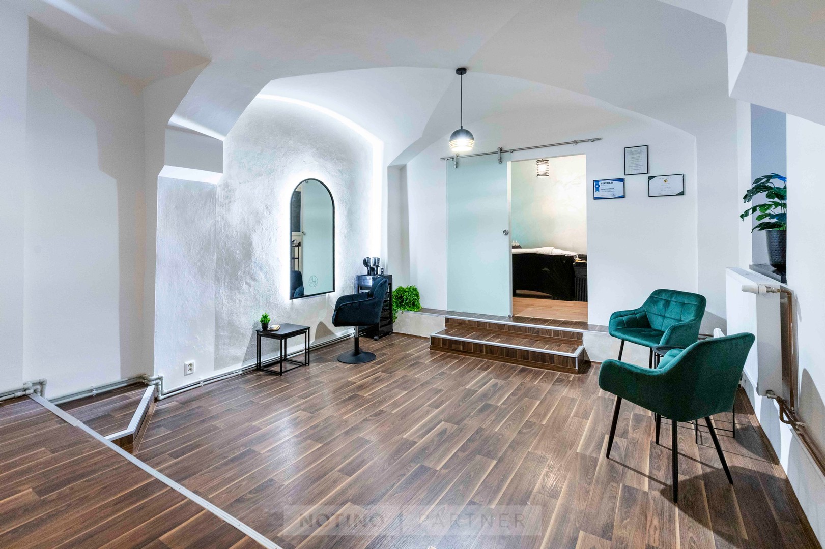 Interiér salonu Head Spa Therapy